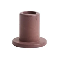 HAY Tube ljushållare, S, betong, bordeaux