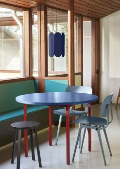 HAY Two-Colour bord, 105 cm, vinröd - blå