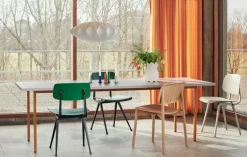 HAY Two-Colour bord, 200 x 90 cm, ockra - ljusgrå