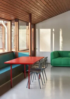 HAY Two-Colour bord 160 x 82 cm, vinröd - röd