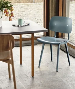 HAY Two-Colour bord, 160 x 82 cm, ockra - ljusgrå