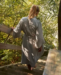 HAY Våfflad badrock, one size, grå