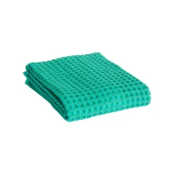 HAY Waffle handduk, emerald green