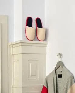 HAY Waffle tofflor, one size, krämmulti