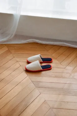 HAY Waffle tofflor, one size, krämmulti