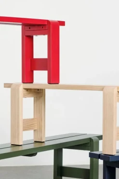 HAY Weekday bänk, 190 x 32 cm, stålblå