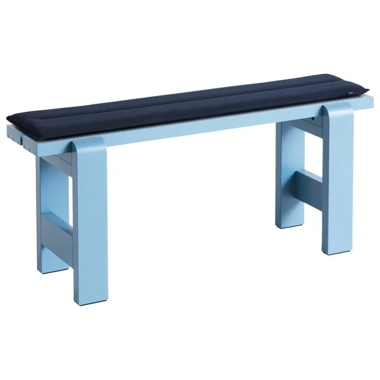 HAY Weekday sittdyna för bänk, 111 x 23 cm, mörkblå