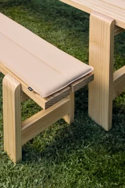 HAY Weekday sittdyna för bänk, 111 x 23 cm, beige