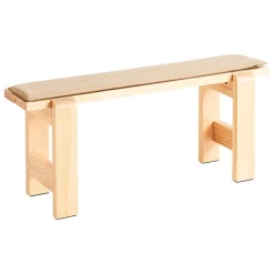 HAY Weekday sittdyna för bänk, 111 x 23 cm, beige