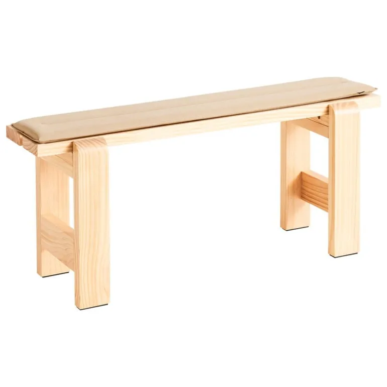 HAY Weekday sittdyna för bänk, 111 x 23 cm, beige