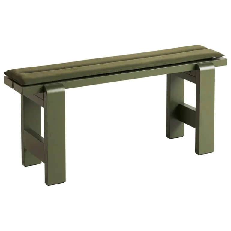 HAY Weekday sittdyna för bänk, 111 x 23 cm, oliv