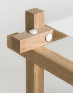 HAY Woody Column låg hylla, vit