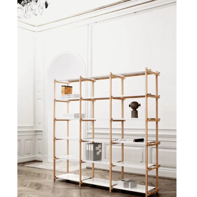 HAY Woody hög hylla, vit