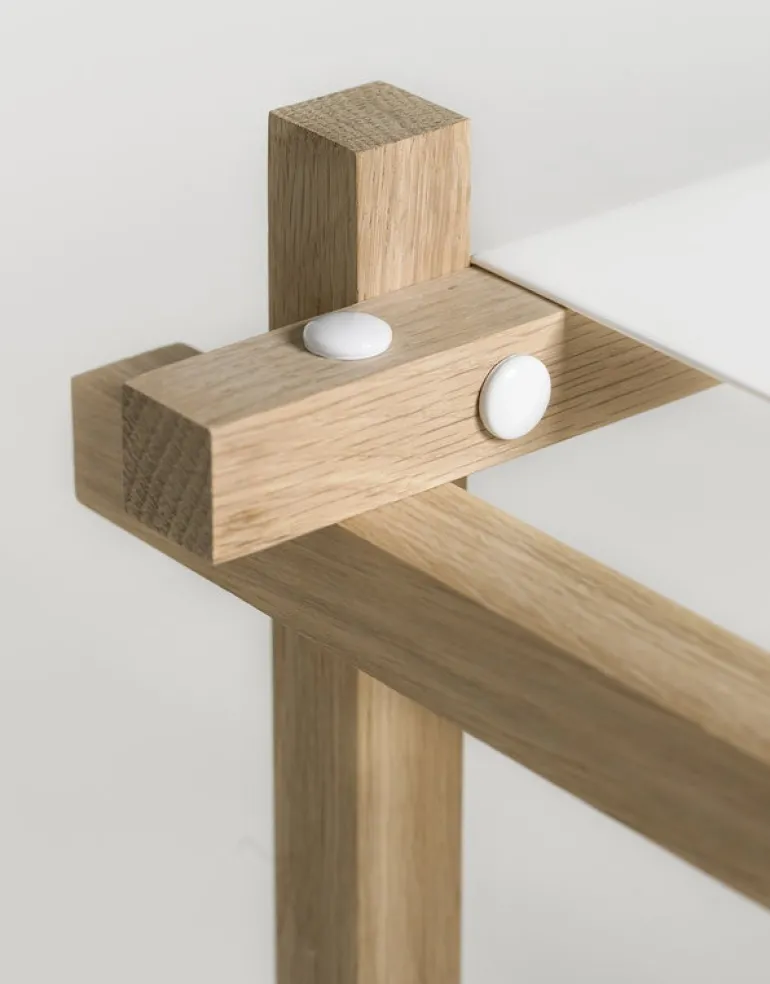 HAY Woody hög hylla, vit