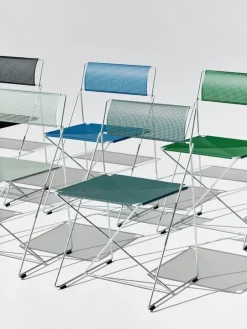 HAY X-Line stol, varm förzinkning - höstgrön