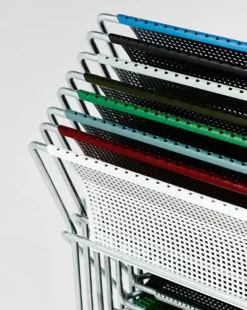 HAY X-Line stol, varmglaserad - powder blue