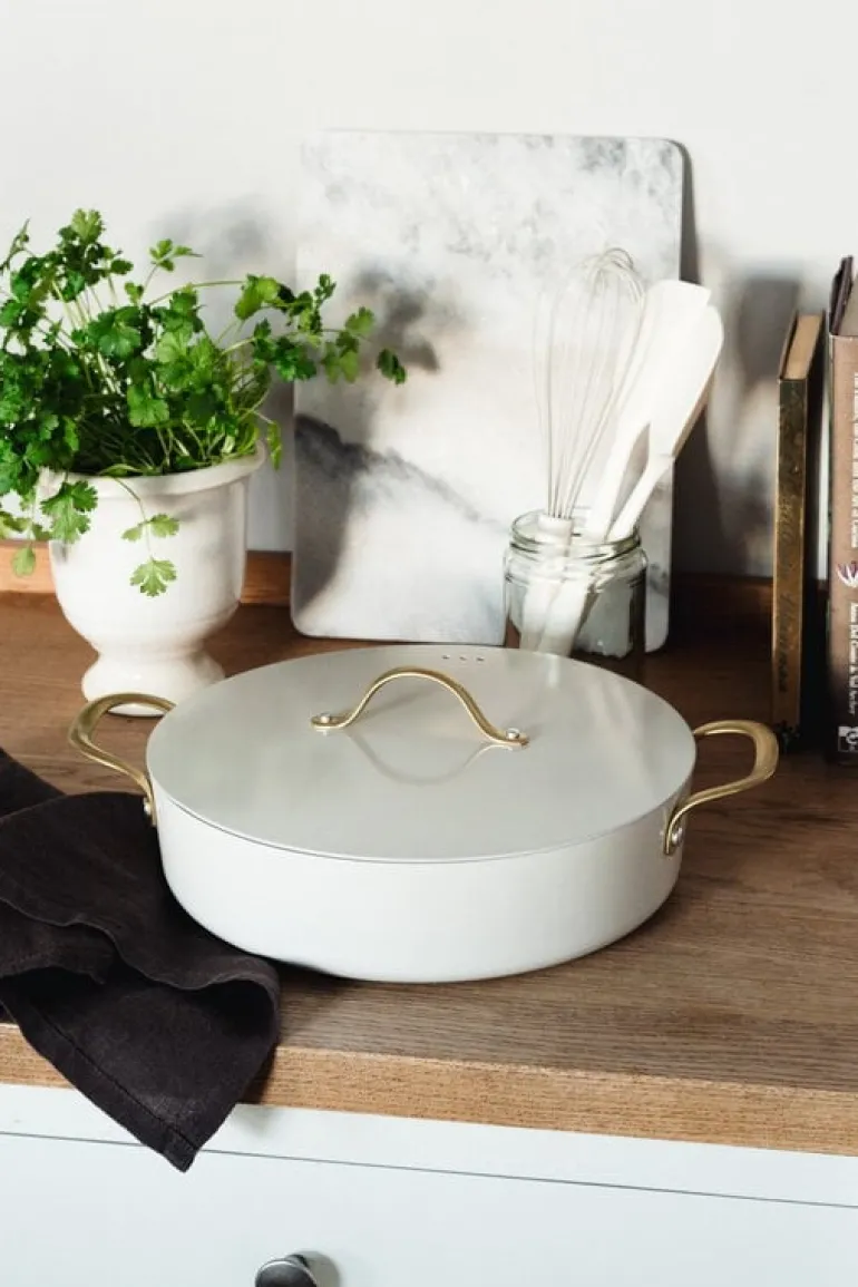 Heirol Royal Pearl stekspade/slev, 27 cm, silikon