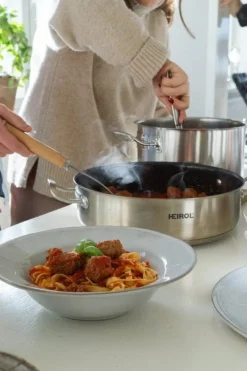 Heirol Smooth pastatallrik, 25 cm, sten