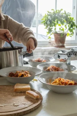 Heirol Smooth pastatallrik, 25 cm, sten