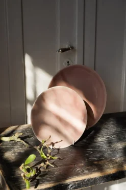 Heirol Smooth tallrik, 23 cm, rosenröd