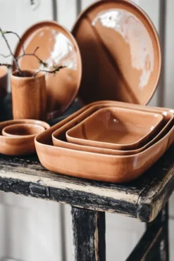 Heirol Svelte tallrik, 22 cm, terrakotta