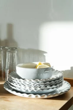 Heirol Twist tallrik, 23 cm, sten