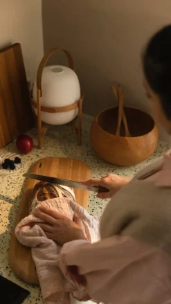 Heirol Woody skärbräda, 55 x 21 cm, ek