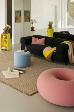 Hem Boa sittpuff, cotton candy