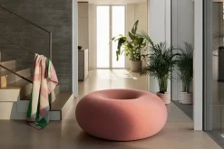 Hem Boa sittpuff, cotton candy