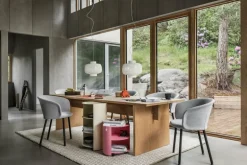 Hem Bookmatch bord, 220 x 90 cm, ek