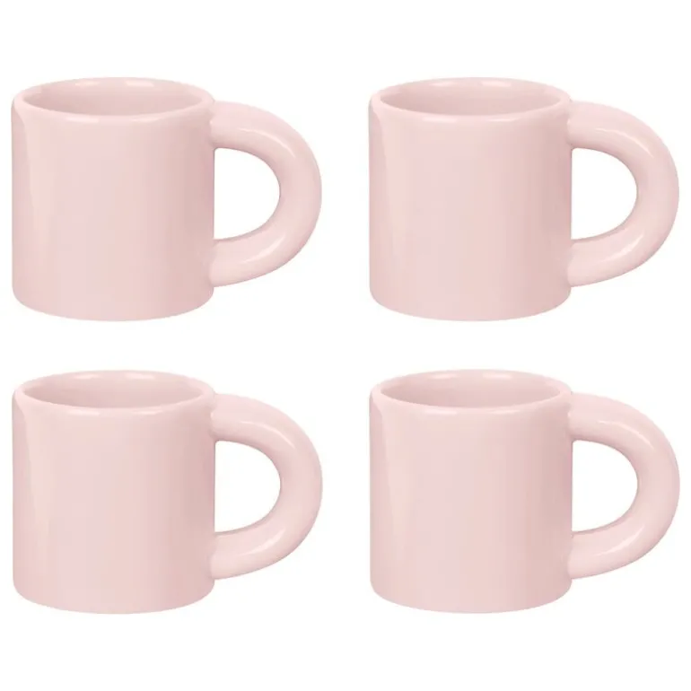 Hem Bronto espressokopp, 4 st, rosa
