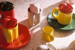 Hem Bronto espressokopp, 4 st, gul