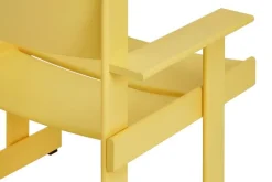 Hem Bullnose, fåtölj, gul