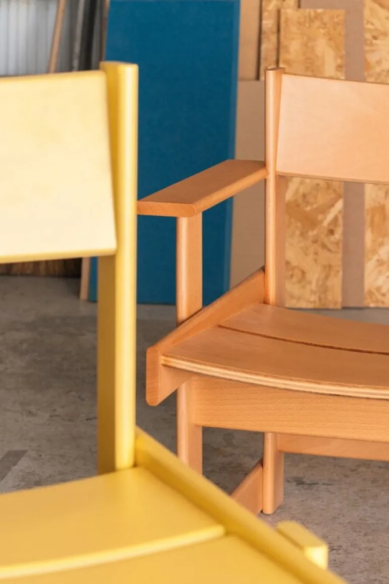 Hem Bullnose, fåtölj, naturlig bok