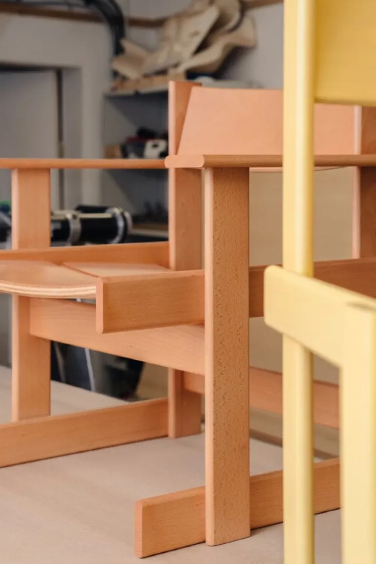 Hem Bullnose, fåtölj, naturlig bok