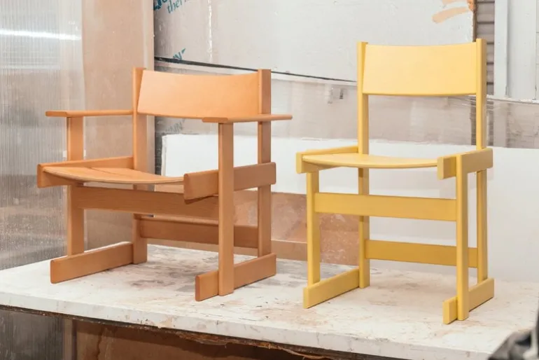 Hem Bullnose, fåtölj, naturlig bok