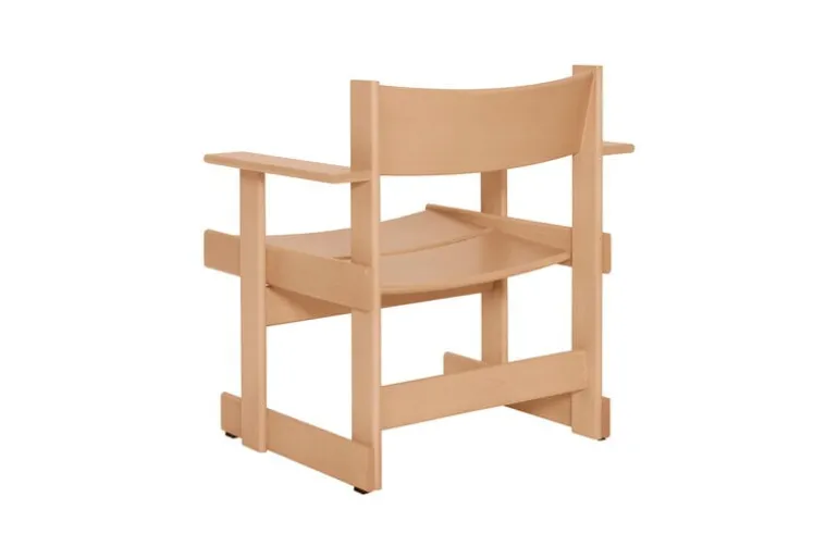 Hem Bullnose, fåtölj, naturlig bok