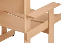 Hem Bullnose, fåtölj, naturlig bok