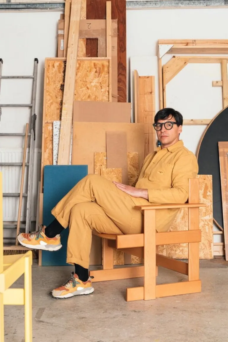 Hem Bullnose, fåtölj, naturlig bok