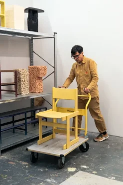 Hem Bullnose, stol, gul