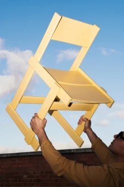 Hem Bullnose, stol, gul