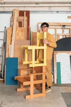 Hem Bullnose, stol, gul