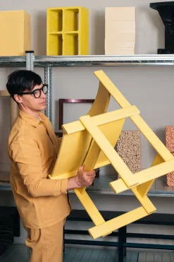 Hem Bullnose, stol, gul