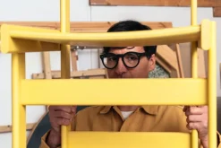 Hem Bullnose, stol, gul