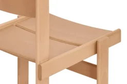 Hem Bullnose, stol, naturlig bok