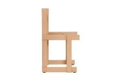 Hem Bullnose, stol, naturlig bok