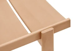 Hem Bullnose, stol, naturlig bok