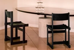 Hem Bullnose, stol, svart