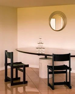 Hem Bullnose, stol, svart