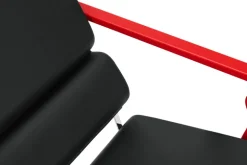 Hem Experiment fåtölj 503, röd - svart läder